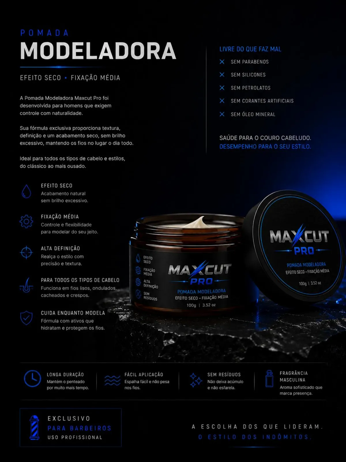 Pomada Modeladora MAXCUT PRO